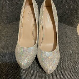 Silver Women's Heels